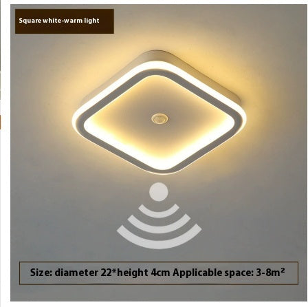Infrared Sensor Lamp Led Aisle Light Corridor Light Staircase Light-controlled Ceiling Lamp