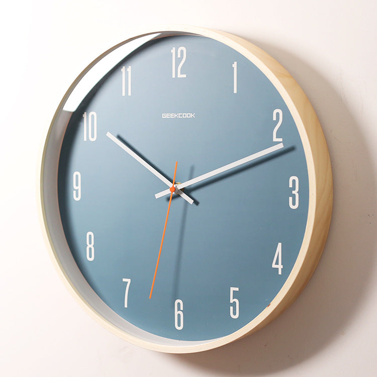 minimalist silent wall clock