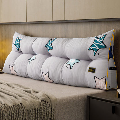 Bedside Backrest Pillow Soft Bag Triangle Cushion Pillow