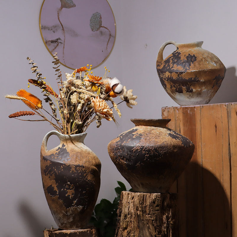 Modern Minimalist Stoneware Ceramic Vase Decoration