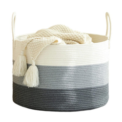 Cotton String Woven Storage Basket Storage Basket