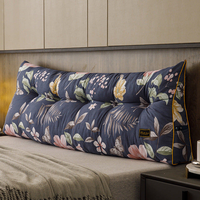 Bedside Backrest Pillow Soft Bag Triangle Cushion Pillow