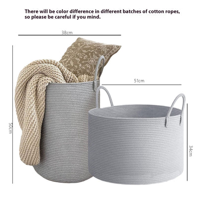 Cotton String Woven Storage Basket Storage Basket