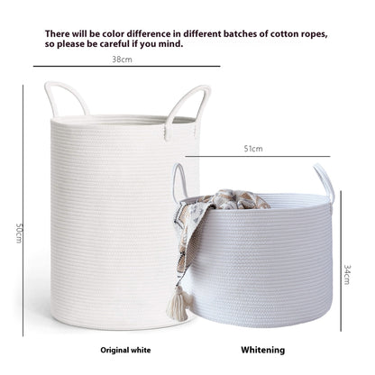 Cotton String Woven Storage Basket Storage Basket