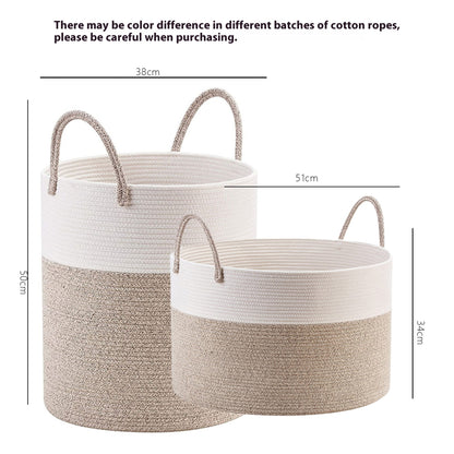 Cotton String Woven Storage Basket Storage Basket