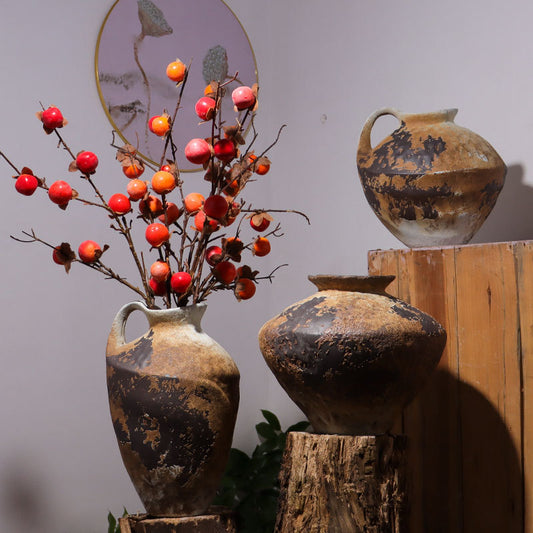 Modern Minimalist Stoneware Ceramic Vase Decoration