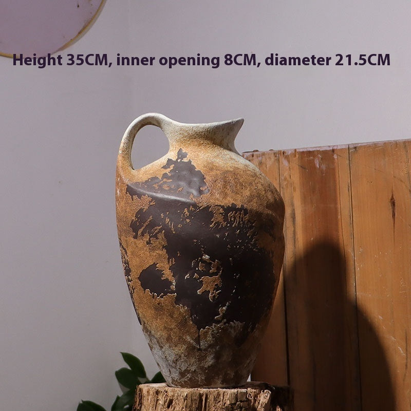 Modern Minimalist Stoneware Ceramic Vase Decoration